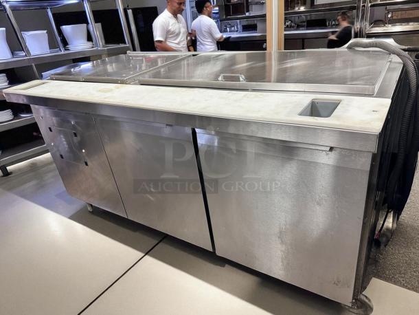 Outstanding Condition – Continental 3-Door Refrigerated Sandwich Prep Table – 115V – Fully Tested & Working! - Image 5 of 8