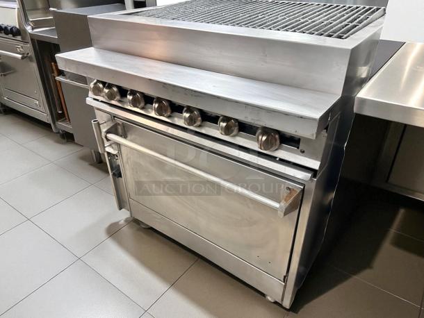 Excellent Condition – Montague Legend Radiant Charbroiler Gas Range with Convection Oven – Fully Tested & Working! - Image 2 of 7