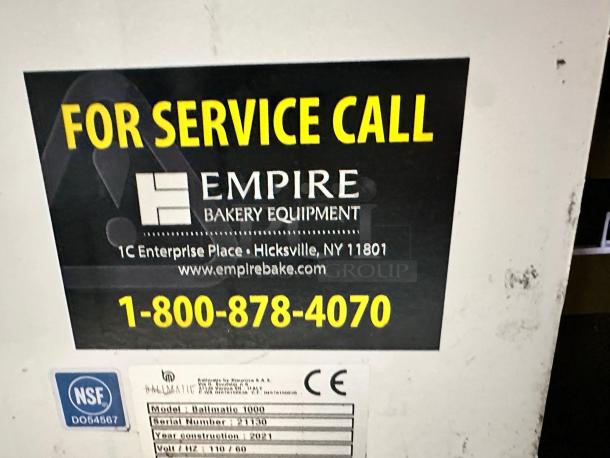 Superb Condition – Masstro by Empire – Ballmatic 1000 Dough Divider – 110V – Fully Tested & Working! - Image 9 of 9
