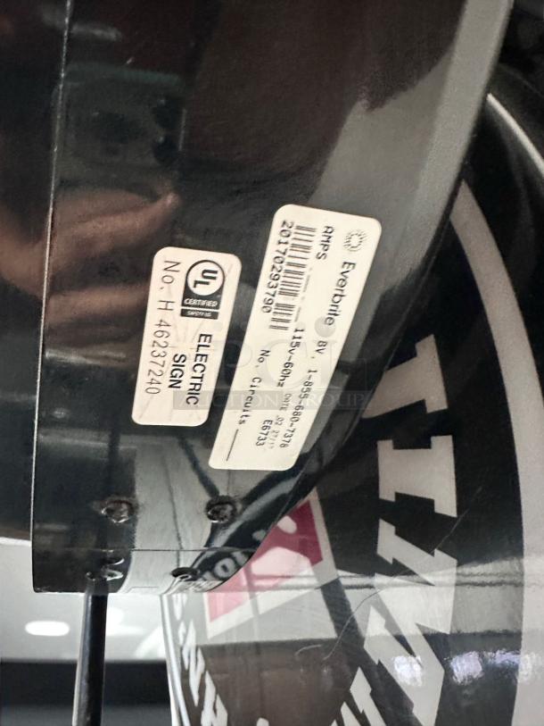 Awesome Condition – Jimmy John's Round Double-Sided Electric Sign – 115V – Fully Tested & Working! - Image 4 of 4