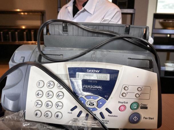 Excellent Condition – Brother FAX-575 – Personal Plain Paper Fax Machine – 120V –  Fully Tested & Working! - Image 2 of 7