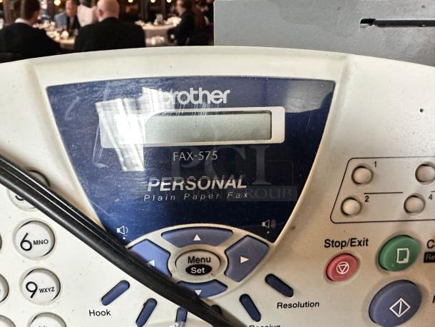 Excellent Condition – Brother FAX-575 – Personal Plain Paper Fax Machine – 120V –  Fully Tested & Working! - Image 5 of 7