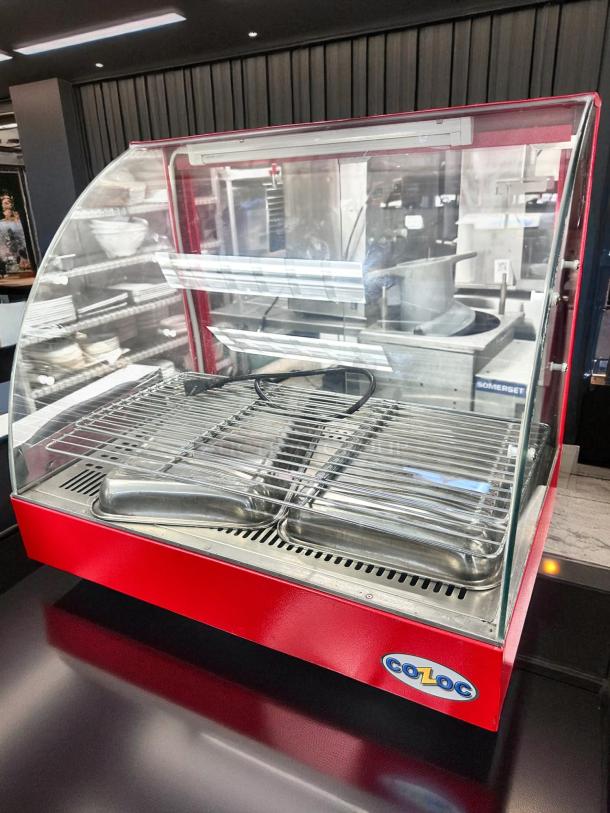 Excellent Condition – Cozoc FW5004-2 – Curved Glass Food Warmer – 120V – Fully Tested & Working! - Image 1 of 7