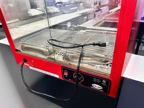 Excellent Condition – Cozoc FW5004-2 – Curved Glass Food Warmer – 120V – Fully Tested & Working! - Image 4 of 7