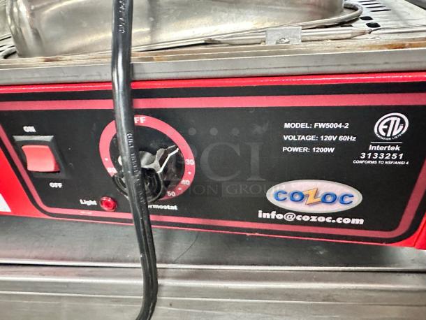 Excellent Condition – Cozoc FW5004-2 – Curved Glass Food Warmer – 120V – Fully Tested & Working! - Image 6 of 7