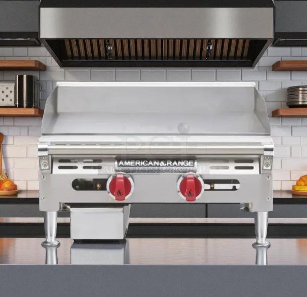 Brand New – American Range AETG-136XT – 36" Heavy Duty Gas Griddle – NG – Original Box! - Image 1 of 2