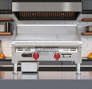 Brand New – American Range AETG-136XT – 36" Heavy Duty Gas Griddle – NG – Original Box!