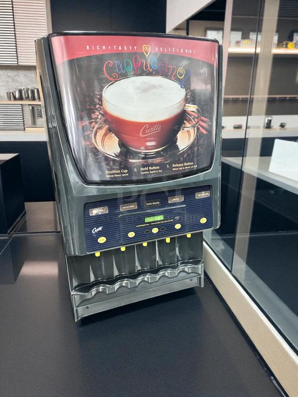 Excellent Condition – Curtis PCGT5 – 5-Flavor Cappuccino Dispenser – 120V – Fully Tested & Working! - Image 2 of 8