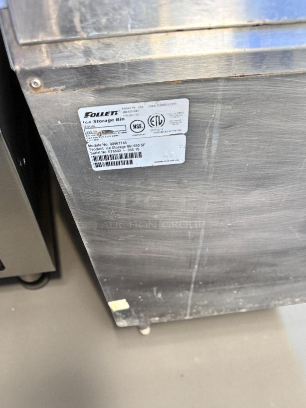 Excellent Condition – Hoshizaki IM-500SAA Ice Maker with Follett 650SF Ice Storage Bin – 115V – Fully Tested & Working! - Image 9 of 14