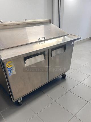 Superb Condition – True TPP-AT-67D-HC – 2-Door Sandwich/Salad Prep Table – 115V – Fully Tested & Working!