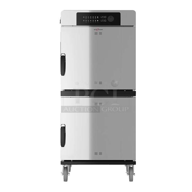 Brand new Alto Shaam 1750-SK stainless steel commercial smoker oven, featuring Halo Heat, cook & hold. 230V, 1 phase.