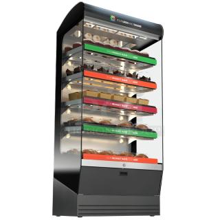 BRAND NEW Alto Shaam HSM-36/5S/T stainless steel hot food display merchandiser. Self-service; scratch and dent; 208-240V.