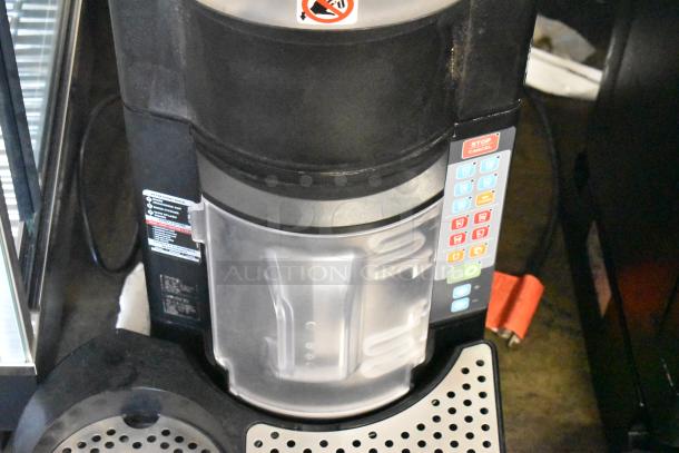 Taylor SB24-12 stainless steel commercial drink blender, 115V, with control panel, in used condition.