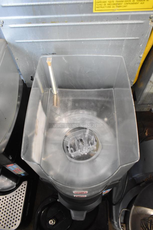 Taylor SB24-12 stainless steel commercial drink blending machine, countertop model, 115 volts, 1 phase, showing blending chamber.