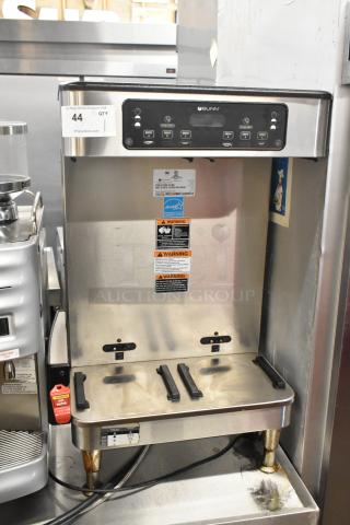 2020 Bunn ICB TWIN SH Stainless Steel Commercial Countertop Double Coffee Machine w/ Hot Water Dispenser. 120/208 Volts, 1 Phase. - Item #1218357