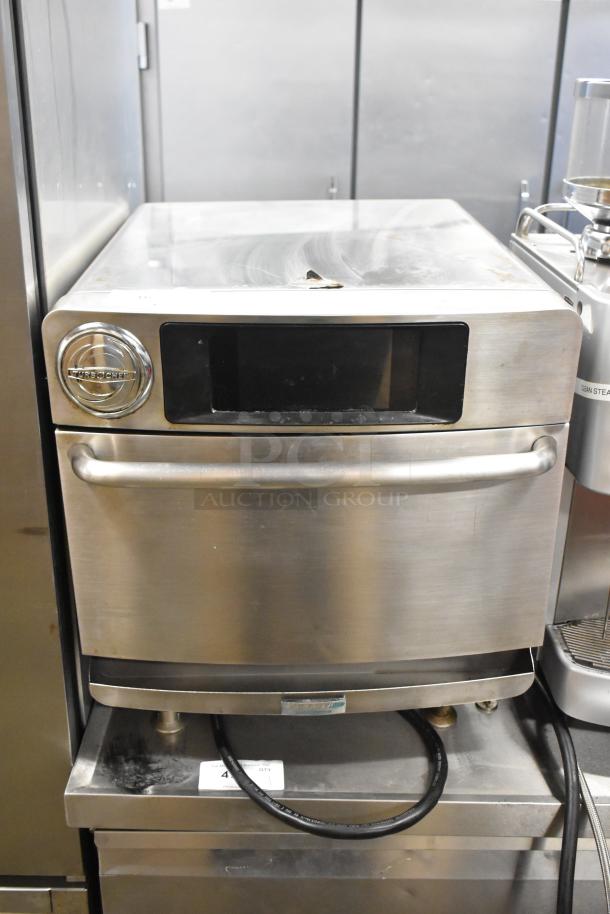 2016 Turbochef Encore2 stainless steel rapid cook oven, electric, 208/240V, 1 phase, commercial countertop model.