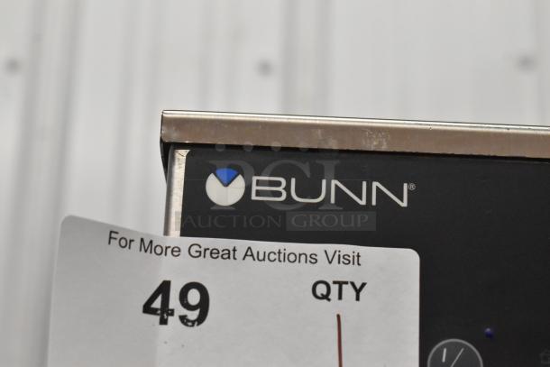 Bunn IC3-DBC stainless steel iced tea machine, 2020 model, for commercial use; labeled for auction, 120/208V, 1 phase.