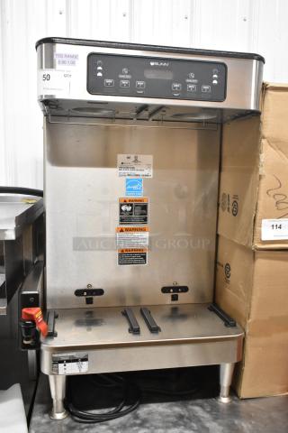 2020 Bunn ICB TWIN SH Stainless Steel Commercial Countertop Double Coffee Machine w/ Hot Water Dispenser. 120/208 Volts, 1 Phase. - Item #1218363