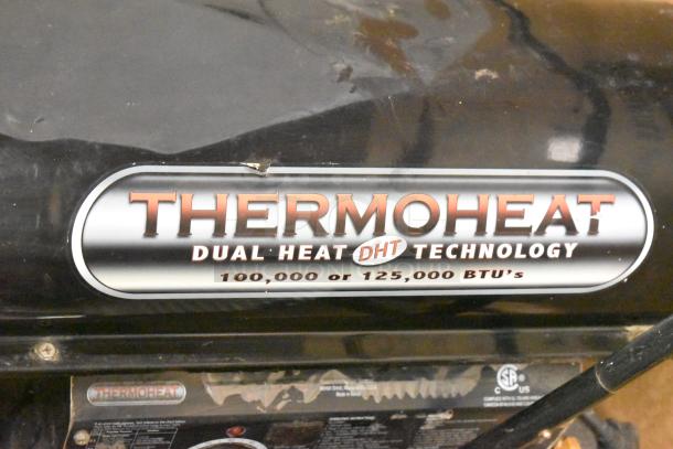 Thermoheat RMC-KFA125TL1 Kerosene Heater with dual heat technology; offers 100,000 or 125,000 BTU output.