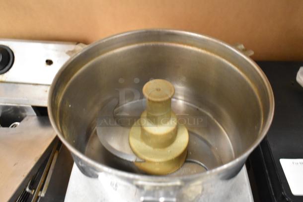 Robot Coupe R4N commercial food processor with metal bowl and S blade, 220V, 3 phase, lightly used, clean condition.