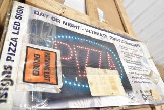 3 Pizza LED Sign. 120 Volts, 1 Phase. 3 Times Your Bid! - Item #1218381