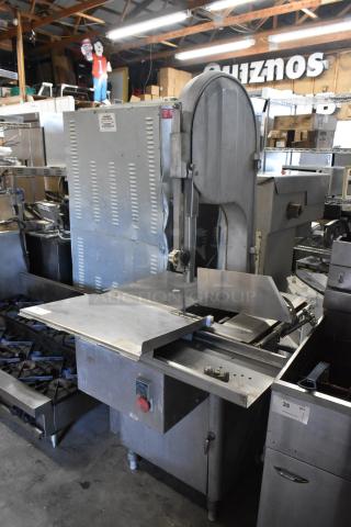 Metal Commercial Floor Style Meat Saw. 208/240 Volts, 3 Phase, - Item #1218392