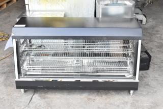 Brand new Vollrath 922HFM48 hot food merchandiser with minor scratches. Metal, countertop model, 120V, 1 phase.