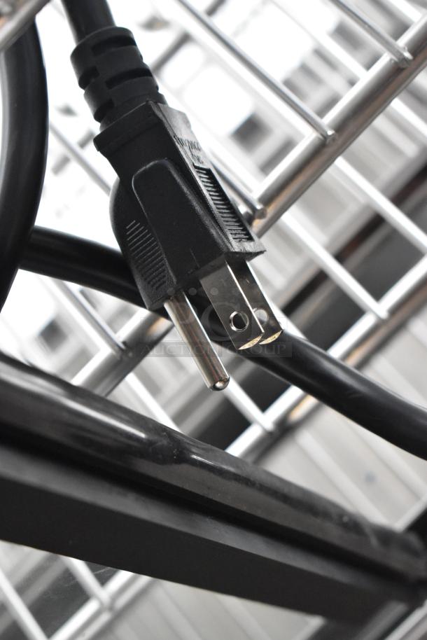 BRAND NEW Vollrath 922HFM48 Commercial Countertop Hot Food Merchandiser, 120V, metal frame, visible power cord plug.