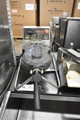 Metal Commercial Countertop Waffle Maker. 115 Volts, 1 Phase. - Item #1218396