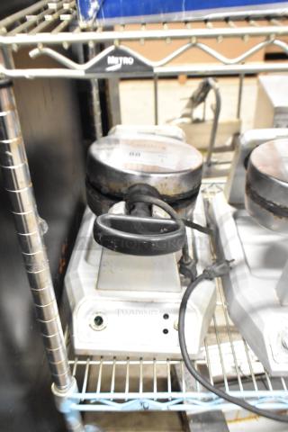 Waring WW180X Metal Countertop Waffle Maker. 120 Volts, 1 Phase. - Item #1218401