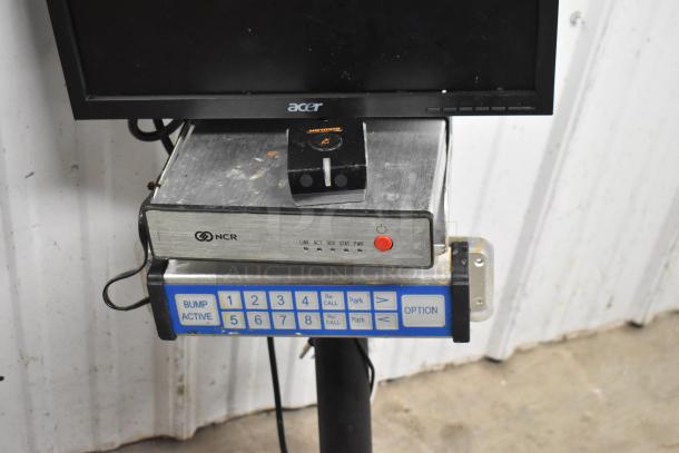 Two Acer V173 monitors with visible branding. Monitors appear in used condition.