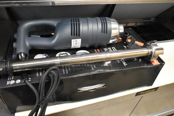 2 AvaMix 928IBHD21 immersion blenders, brand new, 21" heavy-duty, variable speed, 1 1/4 hp, 120 volts, in original packaging.