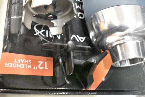 BRAND NEW SCRATCH AND DENT AvaMix 928IBHD12 12" heavy-duty immersion blender, 1 1/4 hp, 120 Volts, 1 Phase, variable speed.