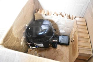 Avantco 17817638 compressor for APT, SS-CFT, SS-PT, UBB, and UDD series in original packaging. New condition.