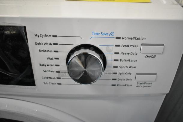 KoolMore FLW-3CWH washing machine control panel showing various cycle options and settings.