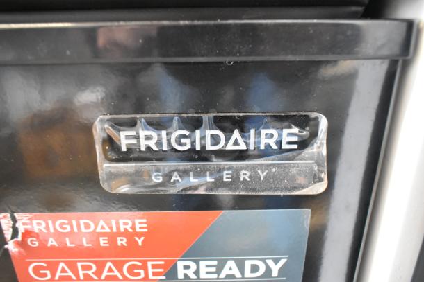 Brand new Frigidaire FGFRF5009-B-BLACK-6COM chest freezer with hinge lid, 115 volts, 1 phase, minor scratch and dent.