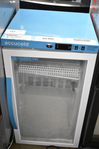 2019 Accucold ARG3PV Mini Cooler Merchandiser w/ Poly Coated Racks. 115 Volts, Phase. - Item #1218571