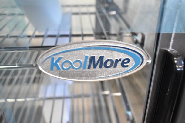 KoolMore HDC-6C metal countertop display warmer, scratch and dent, with logo label visible. Brand new condition.
