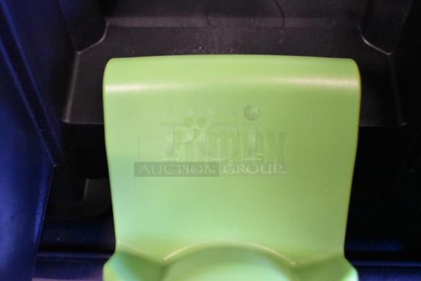 Brand new Zumex 10851 extraction kit for Soul Series 2 juicers, vibrant green color, visible branding, minor scratches.