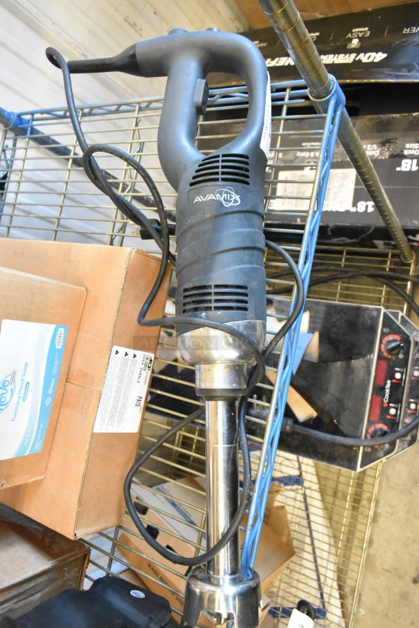 2022 AvaMix 928IBMD10 10" immersion blender, medium-duty, variable speed, 3/4 hp, 120V, 1 phase, used condition.