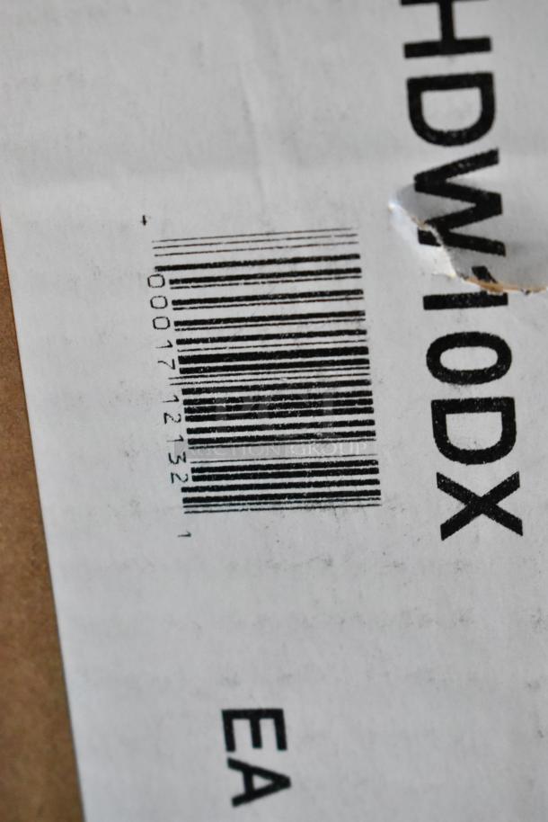 Box for a brand new AvaMix 928IBHDW10DX heavy-duty immersion blender with 10" whisk, 1 1/4 hp, 120V, barcode visible.