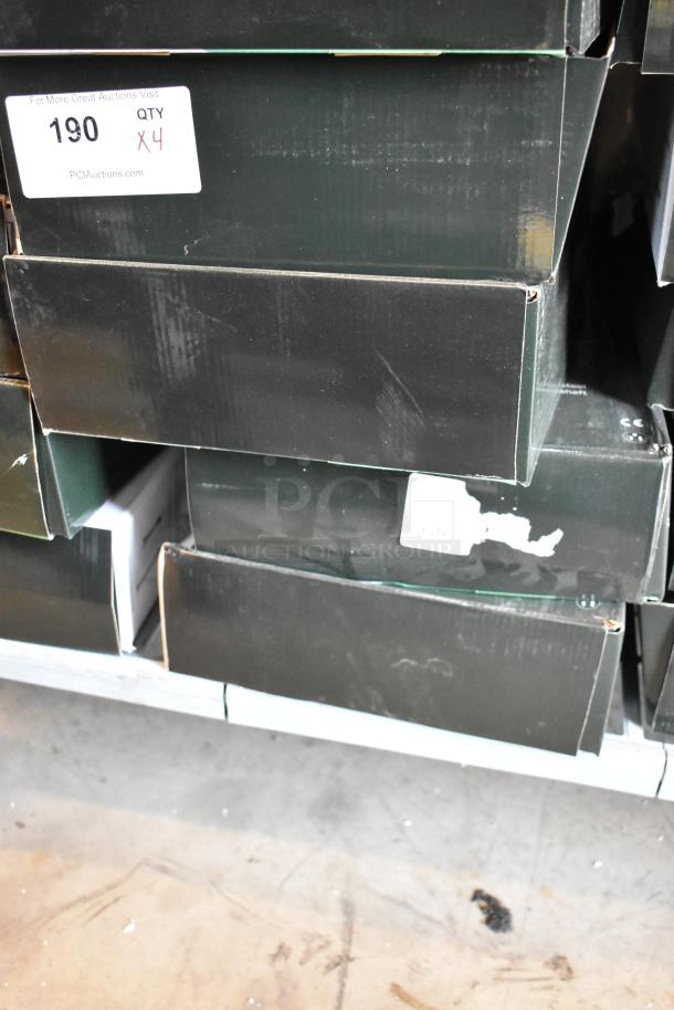 Four new, scratch and dent AvaMix 928IBMD10DX 10" immersion blenders in boxes; variable speed, 3/4 hp, 120V, 1 Phase.