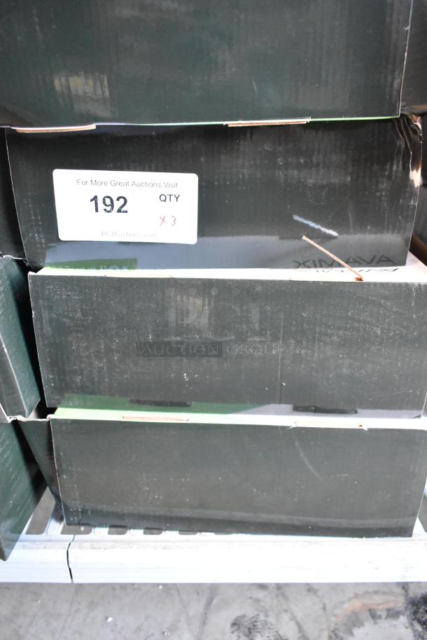 Three new AvaMix 928IBMD10DX 10" immersion blenders, 3/4 hp, medium-duty, variable speed, scratch and dent condition.