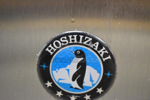 2018 Hoshizaki CRMF48-WD4 stainless steel logo, penguin design on cooler. Commercial grade, four drawers, on casters.