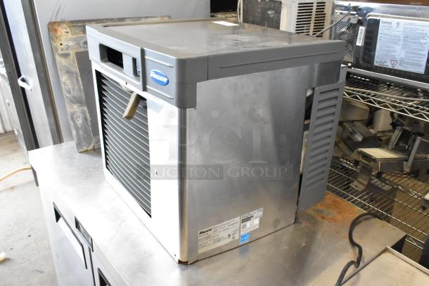 2019 Follett HCD710ABT stainless steel Chewblet ice machine, 759 lb capacity, 115V, 1 phase, visible labels.