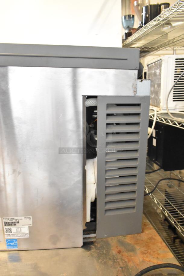 2019 Follett HCD710ABT stainless steel commercial ice machine, 759 lb capacity, 115V, 1 phase. Visible Energy Star label.