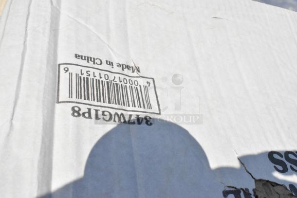 Cardboard box with barcode 00077011516 and text "Made in China." Scratch and dent items inside.