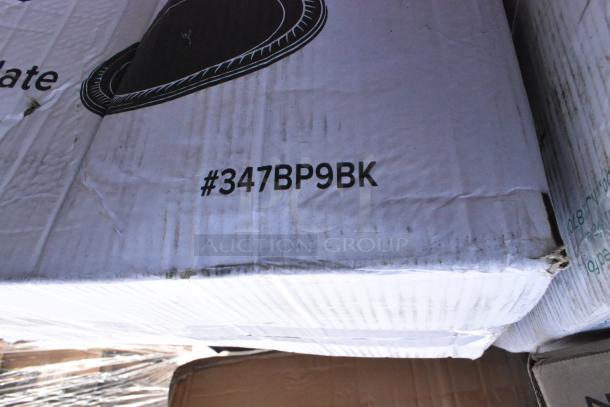 Box labeled #347BP9BK, part of a lot of 27 brand new scratch and dent items, including containers and towels.