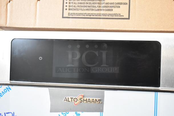 Brand new Alto Shaam 1750-SK stainless steel commercial smoker oven, 2020 model, in box. Features cook & hold, 230V, 1 Phase.