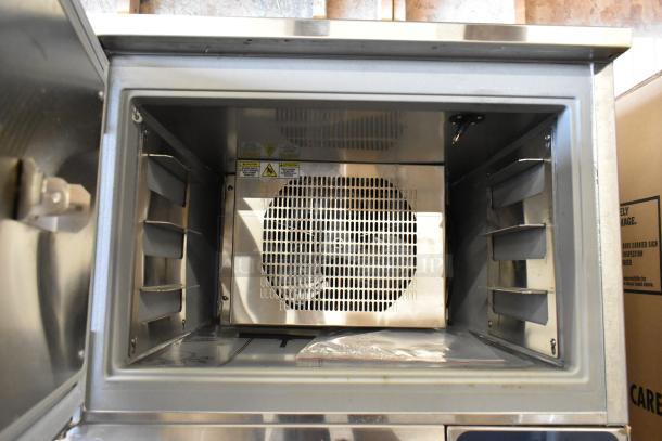 Brand new Alto Shaam QC3-3 Quickchiller, stainless steel, single door, undercounter, with 7" touch screen. 115V, 1 Phase.